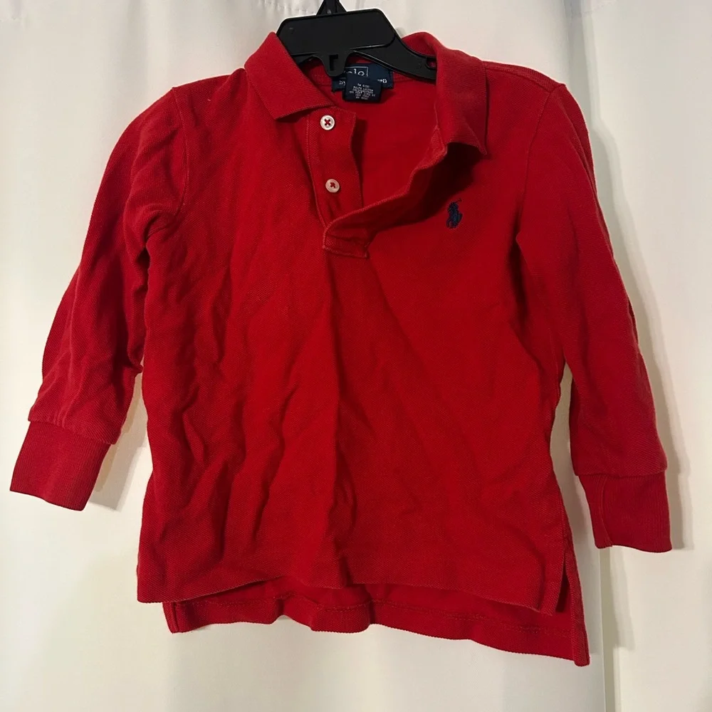 Ralph Lauren Kids Red Polo Shirt